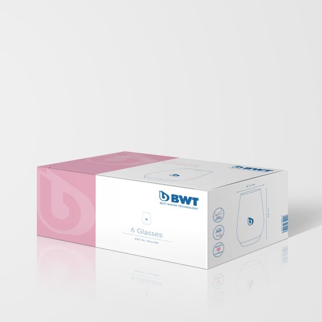 BWT Glasserie Gläser Verpackung