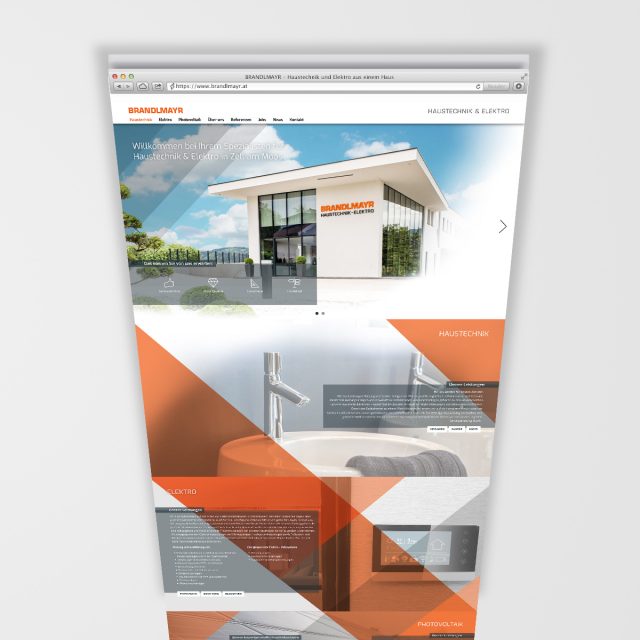 Brandlmayr – Haustechnik und Elektro | Website Ansicht Tab